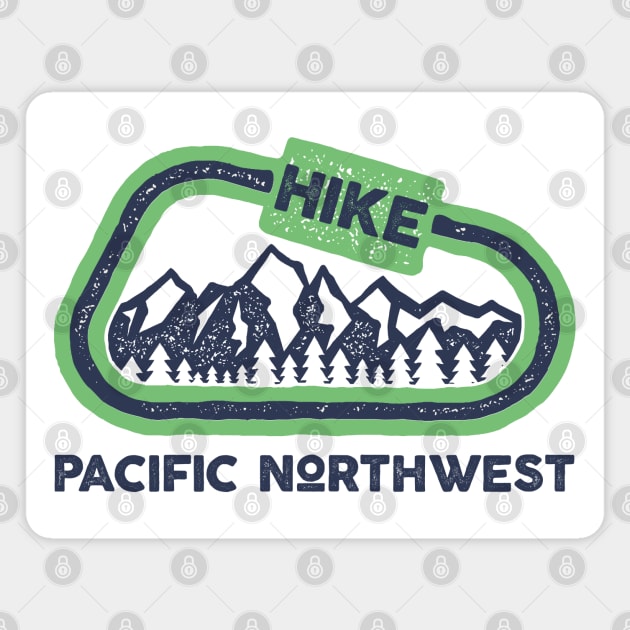 Hike the Pacific Northwest Magnet by happysquatch